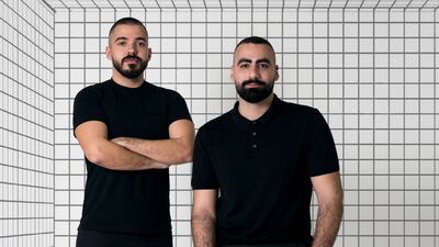 Fouad Naccache, left, and Hassan Malle, launched their brand Foux in the midst of Lebanon's economic crisis in 2021. All photos: Foux