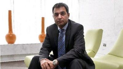 Zaid Mohseni (Chief Executive Officer of Broadcast Middle East FZ LLC) at Media One Hotel lobby. (Jeffrey E Biteng / The National)