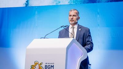 Mohamed Al Hammadi, chief executive and managing director of Emirates Nuclear Energy Corporation, has been elected as president of the World Association of Nuclear Operators. Photo: ENEC