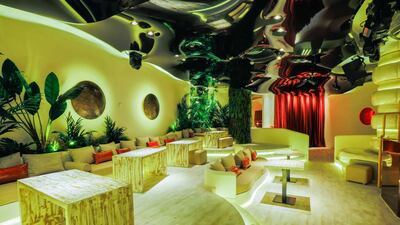 The inside of the restaurant Pacha Dubai. Victor Besa for The National