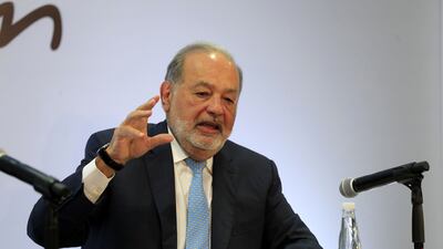 Carlos Slim is Mexico’s richest man and his family owns America Movil, the largest telecoms company in Latin America. He is worth $82.1bn. AP