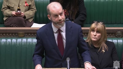 UK Business Secretary Jonathan Reynolds told Parliament the government will consult with car makers on an electric-vehicle sales mandate. House of Commons / UK Parliament / PA