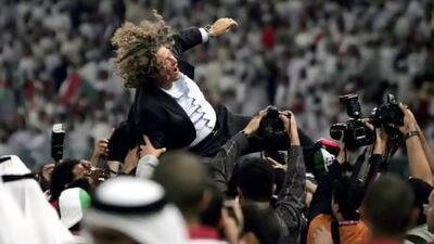 Bruno Metsu led UAE to the Gulf Cup title in Abu Dhabi in 2007.