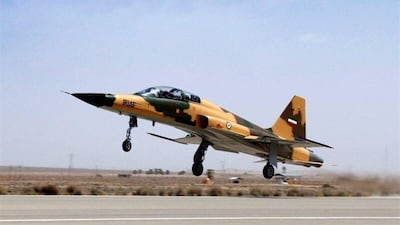 Iran's F-5 fighter jet bought from the United States prior to the country's revolution