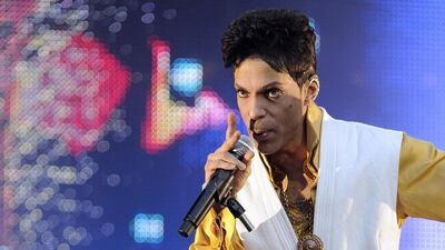 US singer and musician Prince. AFP