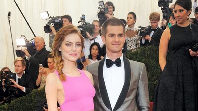 Emma Stone in Thakoon at the 2014 Met Gala. Getty Images