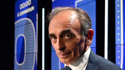 Far-right media pundit Eric Zemmour was not in court for the opening day. AFP