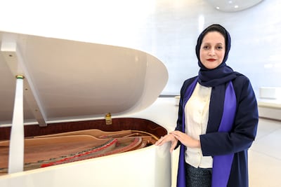 Nassra Al Buainain, director of Zayed National Museum's Learning & Public Engagement department. Victor Besa / The National
