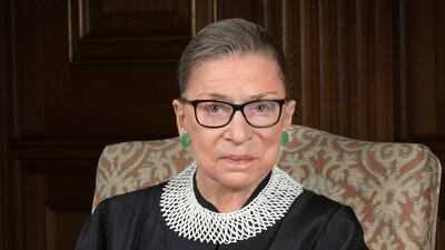 Ginsburg in her official court portrait. Photo: US Supreme Court