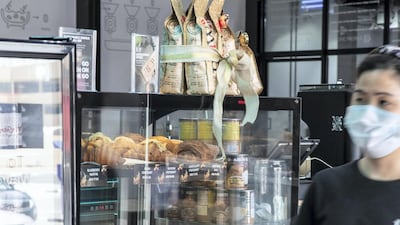 Inside the Raw Coffee Company's newest location in Al Quoz. Antonie Robertson / The National