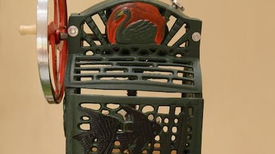 Ice machine for "halo-halo". Courtesy Eastern Mangroves