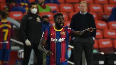 SUBS: Samuel Umtiti, N/A - The defender’s introduction in place of Antoine Griezmann indicated an unfamiliar mindset from the Blaugrana, who seemed content to try and defend their lead rather than extend it against a side sitting third from bottom in La Liga. AFP