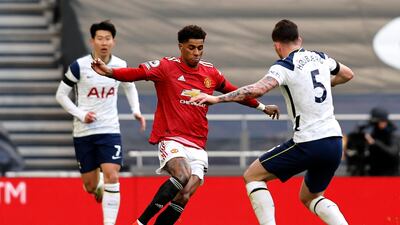 Marcus Rashford 7. Felt he’d been fouled by Lo Celso on a rare first half attack after a slow start to the game by both teams. Missed out on the winning action as he’d been replaced by Greenwood. PA