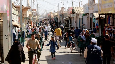 A view of the Zaatari camp for Syrian refugees near the Jordanian city of Mafraq in 2022. AFP