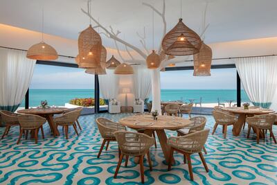 Anantara Santorini in Abu Dhabi will host a series of Michelin-inspired dinners in January. Photo: Anantara Santorini