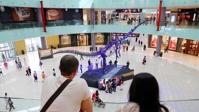 Emaar Malls Group's biggest asset is The Dubai Mall, above, the most visited mall in the world with an estimated 75 million shoppers last year. Ali Haider / EPA