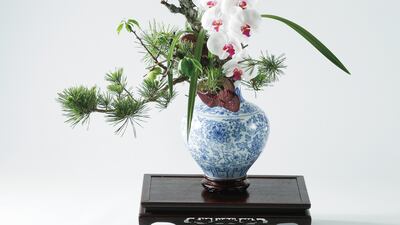 The beauty of Ikebana is about celebrating each individual bloom, instead of packing them all together.