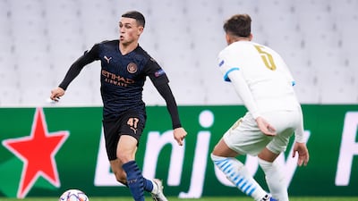Manchester City star Phil Foden, up £27.37m to £54.8m. Getty