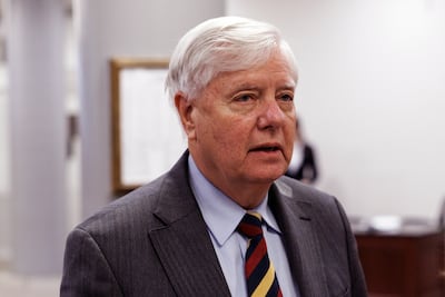 US Senator Lindsey Graham criticised Lebanon's army chief after a brief meeting. EPA