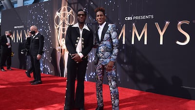 Leon Bridges, left, and Jon Batiste. AP