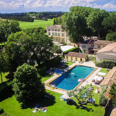 A view of the 18th century home from above. Courtesy Chateau De Tourreau