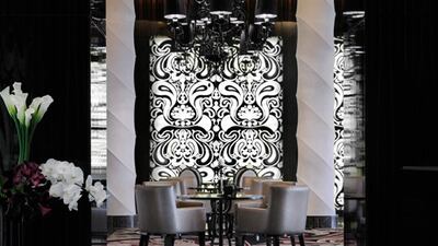 The sumptuous decor is one of the attractions at STAY in the One&Only hotel in Palm Jumeirah.