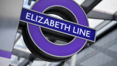 The Elizabeth Line will feature as a double purple line on the new London transport map. Reuters