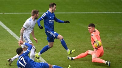 LEEDS UNITED RATINGS: Illan Meslier - 7: Busy first-half for both keepers with the Frenchman saving well from Barnes and Perez. Then produced an even better save in last quarter-of-an-hour to deny the Spaniard again. Still has irritating habit of punching clear instead of making simple catches. Reuters