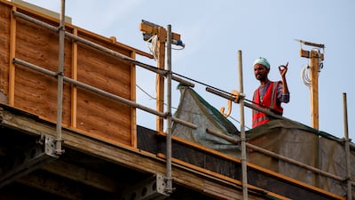 New infrastructure projects coming up in Abu Dhabi include schools, housing and roads. Victor Besa / The National