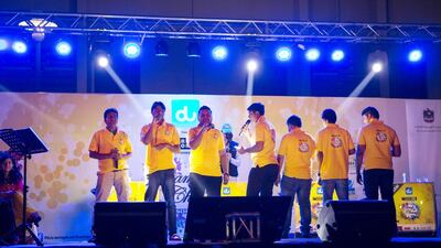 Competitors compete during the finals of the Camp Ka Champ. Christopher Pike / The National