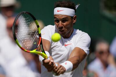 Rafael Nadal is a contender at Wimbledon following his typical domination of the clay court swing. Tim Ireland / AP Photo