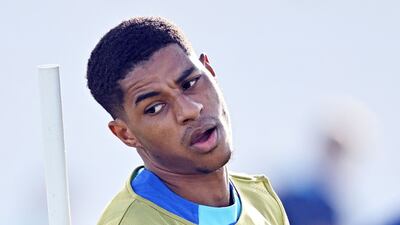 England forward Marcus Rashford. AFP