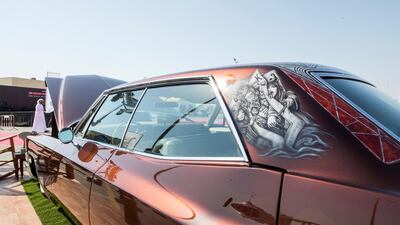 A classic Cadillac DeVille owned by Abdullah Alsalman. Leslie Pableo for The National