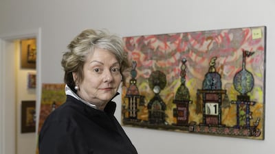 Artist Emily Gordon, who has been living in Abu Dhabi for 27 years, now plans to move back to the United States. Christopher Pike / The National