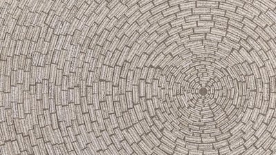 Y Z Kami's Endless Prayers XVIII is part of Seeing Through Light: Selections from the Guggenheim Abu Dhabi Collection. Courtesy Guggenheim Abu Dhabi