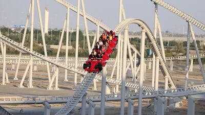 Ever wonder why people like roller coasters? Pawan Singh / The National