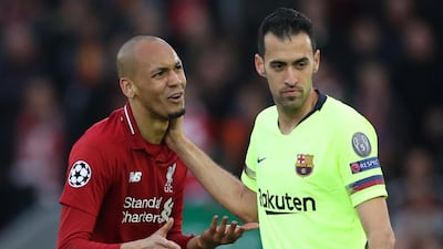 Fabinho: 7/10. A real dog of war. Constantly harassing Barcelona players in possession and put in some epic tackles. Reuters