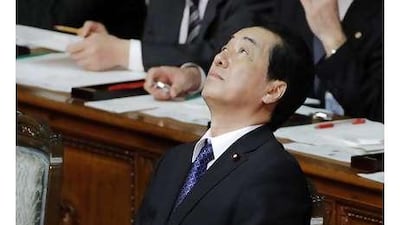 The Japanese prime minister Naoto Kan has promised to tackle debt.
