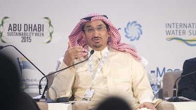 Abdullah Abdulaziz Al-Al-Shaikh, president, International Desalination Association (IDA); CEO, Advanced Water Technology, deputy governor, Saline Water Conversion Corporation (SWCC), Saudi Arabia. Mona Al Marzooqi / The National