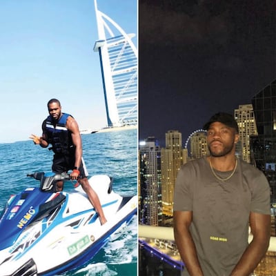 'Bridgerton' star Martins Imhangbe in Dubai. Instagram / Martins Imhangbe