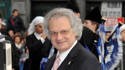 Amin Maalouf, seen here at the Prince of Asturias Awards in 2010. Getty Images