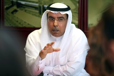 Khalid bin Kalban, chief executive of Dubai Investments, says demand for mixed-use property projects is very high in Ras Al Khaimah. Randi Sokoloff / The National