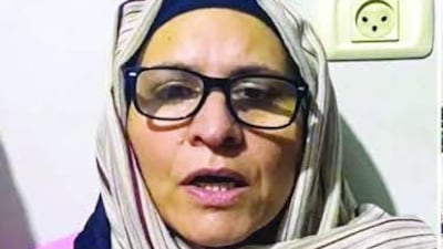 Lubna Shaboo, 52, from Kashmir lives with her Palestinian husband and younger daughter Karima, in the Gaza Strip town of Khan Younis. Photo: Adnan Jan