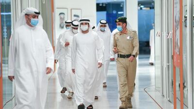 Sheikh Hamdan bin Mohammed praised Dubai Police's female cadets for putting themselves forward to protect their nation. All pictures courtesy of Wam