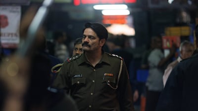 Jaideep Ahlawat as Hathi Ram Chaudhary in season two of Paatal Lok. Photo: Prime Video