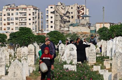 The UN records 350,000 deaths in the Syrian civil war, although it says the real number is likely to be higher. AFP