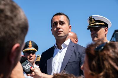 Luigi Di Maio, Italy's deputy prime minister. Bloomberg