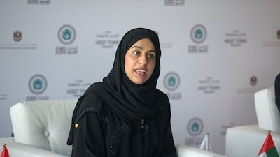 Hessa Buhumaid, Minister of Community Development, told a UN meeting in Geneva that the UAE has strong laws that aim to empower women. Khushnum Bhandari / The National