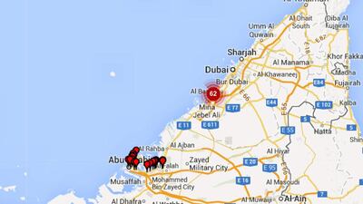 Screen grab of the Pecunia mortgage map.