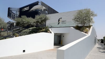 The outdoor section is fitted with speakers to enhance the sound quality for live performances. Pawan Singh / The National